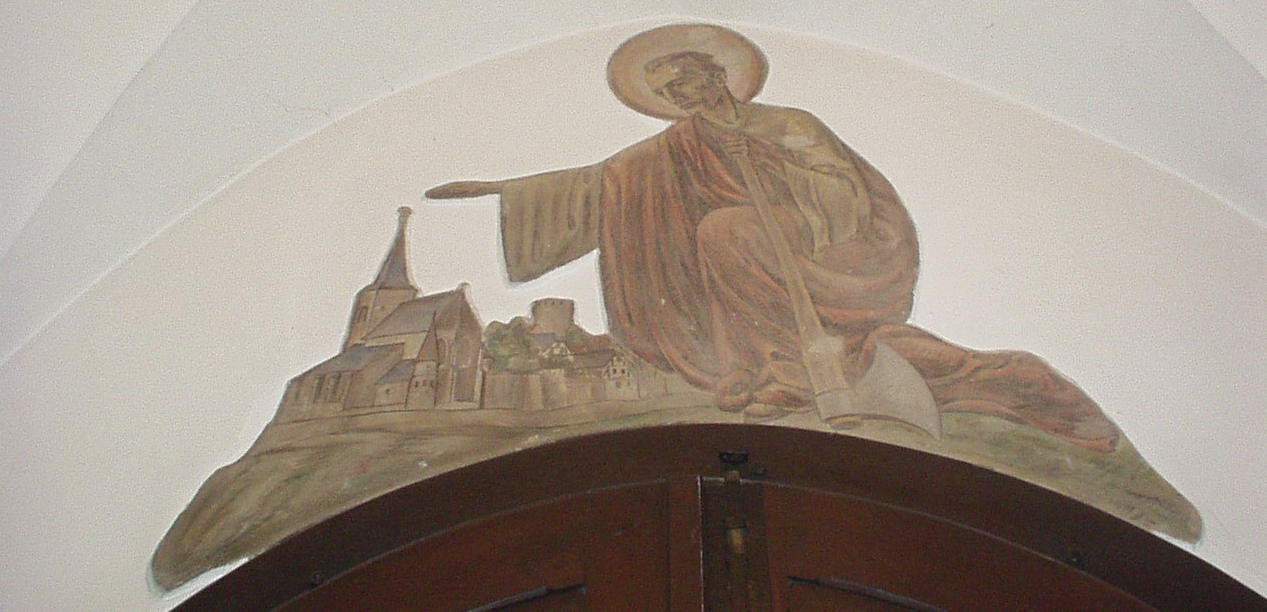 Matthias-Fresco (c) Kath. Kirchengemeinde St. Matthias, Reifferscheid (Ersteller: Kath. Kirchengemeinde St. Matthias, Reifferscheid)
