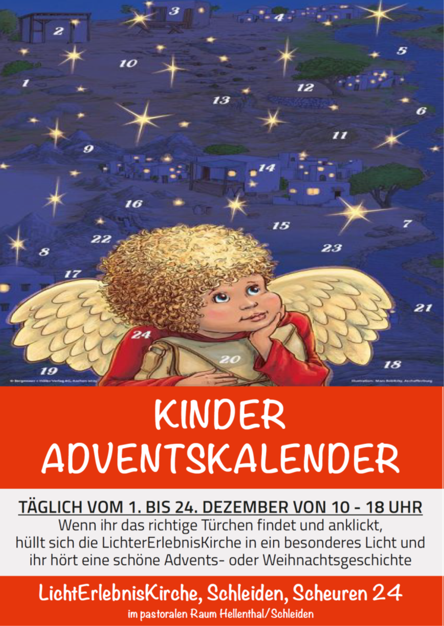 Adventskalender (c) LichtErlebniskirche Scheuren