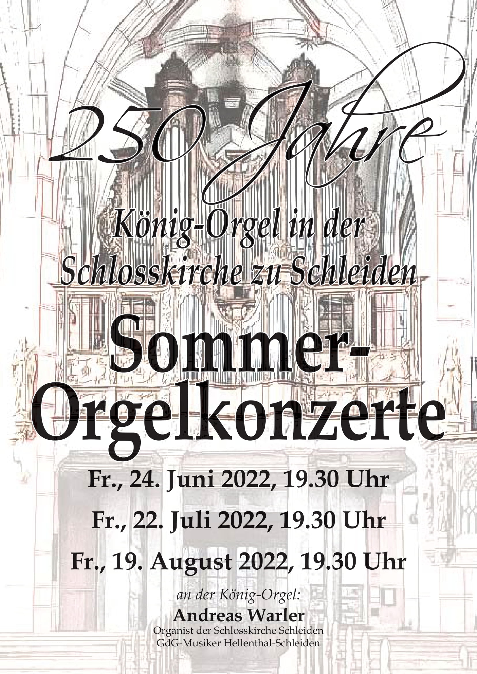 Orgelkonzerte (c) Andreas Warler