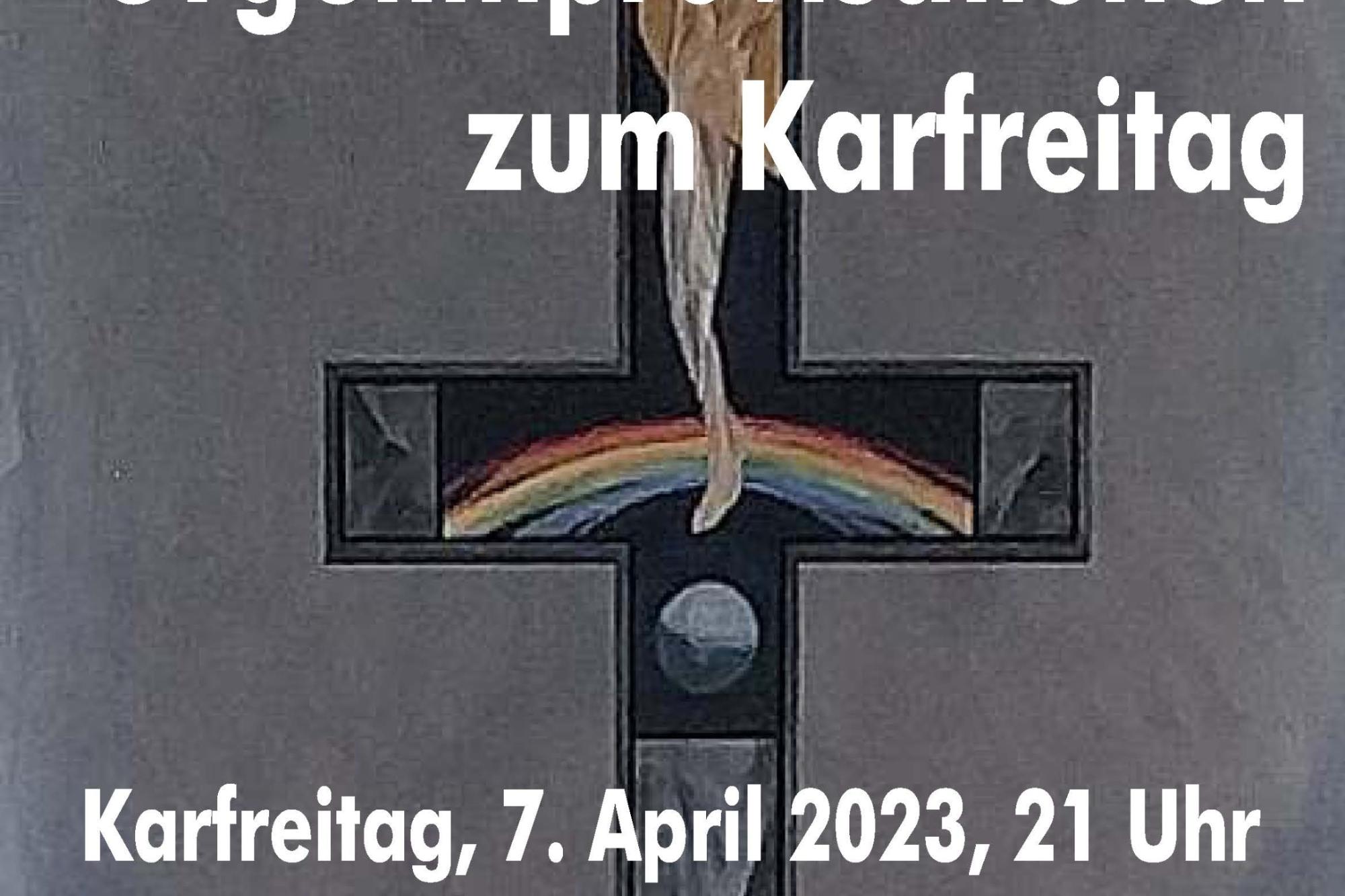 Plakat Karfreitag 2023