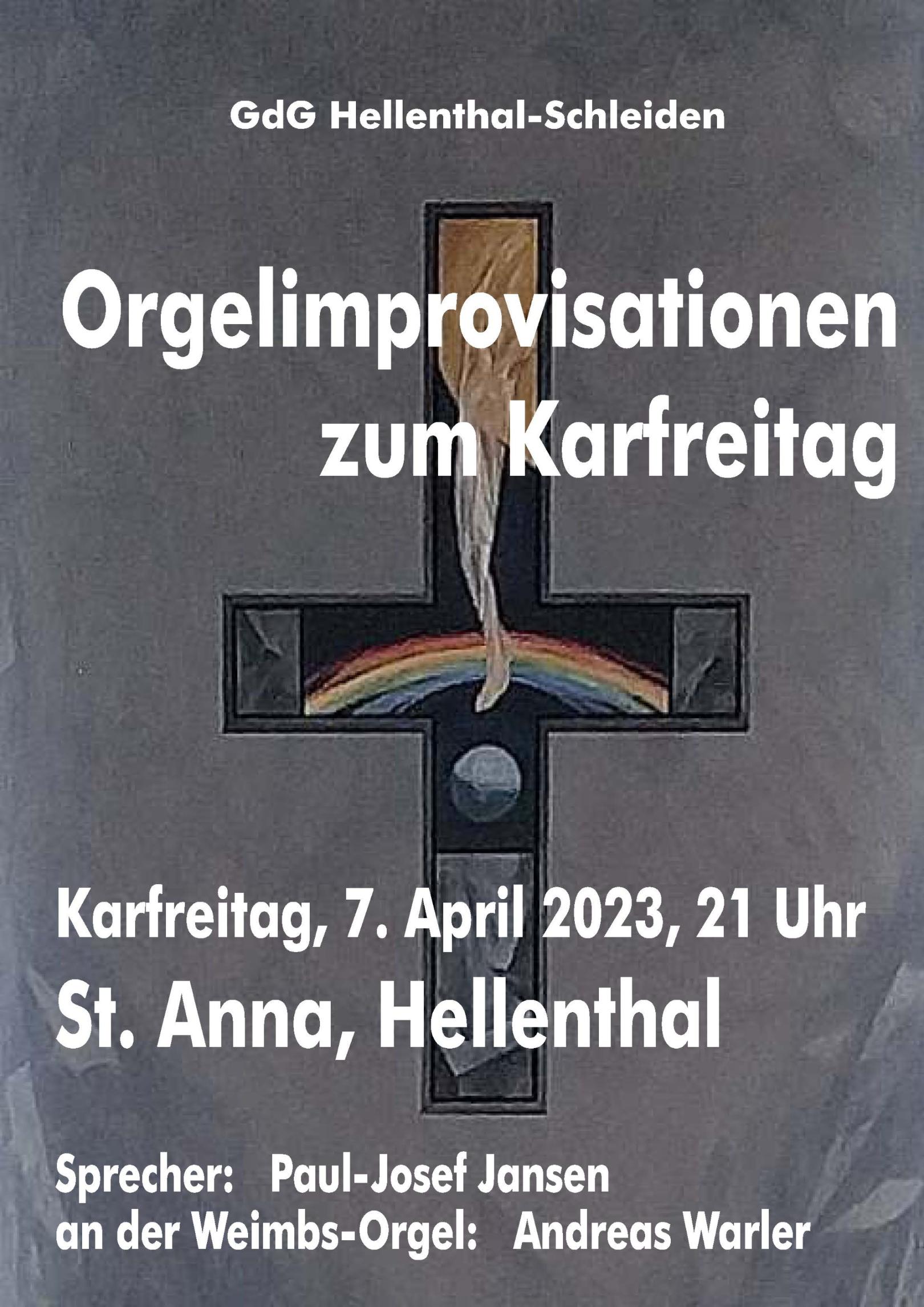 Plakat Karfreitag 2023 (c) Andreas Warler